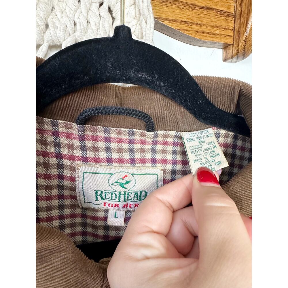 Redhead For Her Vintage 90s Barn Jacket Chore Coat Size Large - Picture 2 of 6